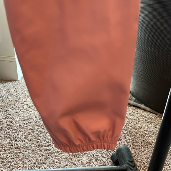 New with Tags Medium Women's Drawstring High Waisted Jogger Pu Leather Pants - Picture 5 of 6